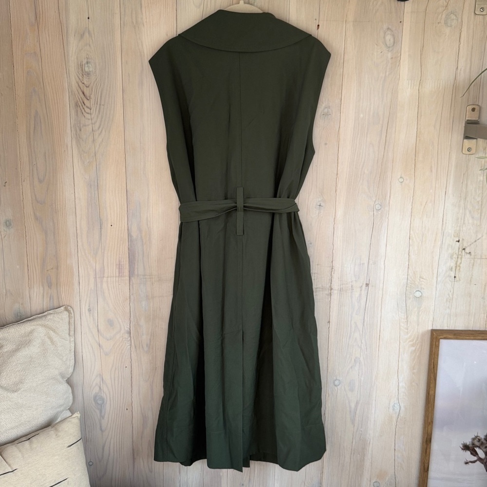 Cos Sleeveless Trench Coat Size M - Picture 4 of 12